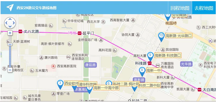 西安地铁3号线有那些站（西安29路经过地铁3号线）3