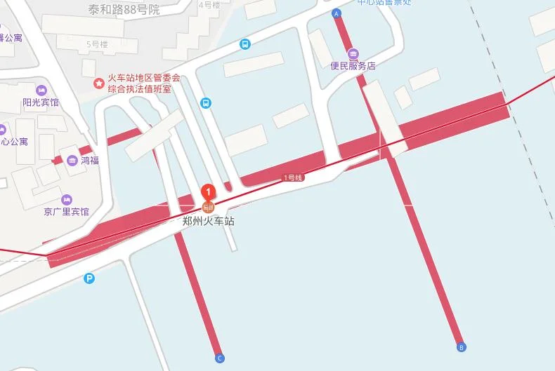 郑州火车站地铁口在哪(郑州火车站1号线地铁口路线)3