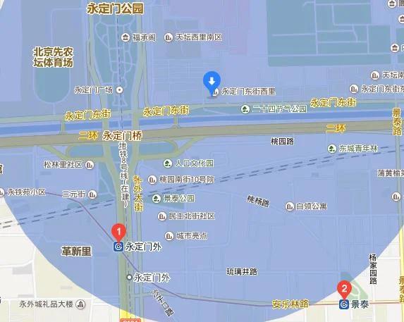 北京永定门怎么坐地铁（崇文门到永定门外地铁站）