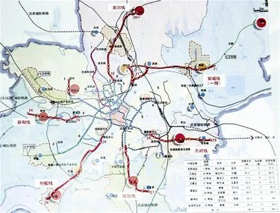 武汉地铁机场线有哪些换乘站（武汉地铁机场线间隔）4