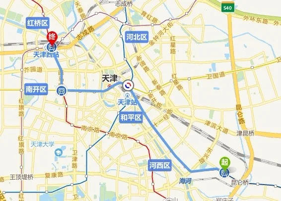 银河国际购物中心到天津站怎么走（天津中山门到国际商场地铁）1