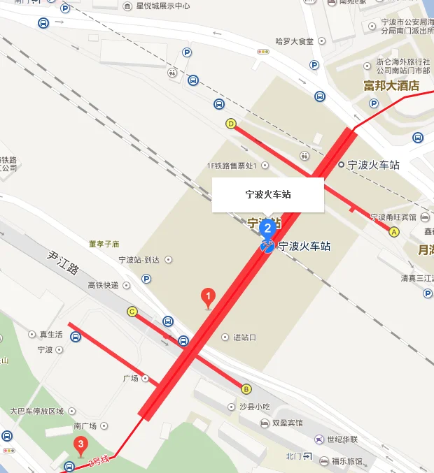 宁波火车站到地铁站怎么走（宁波火车站到万达地铁路线）2