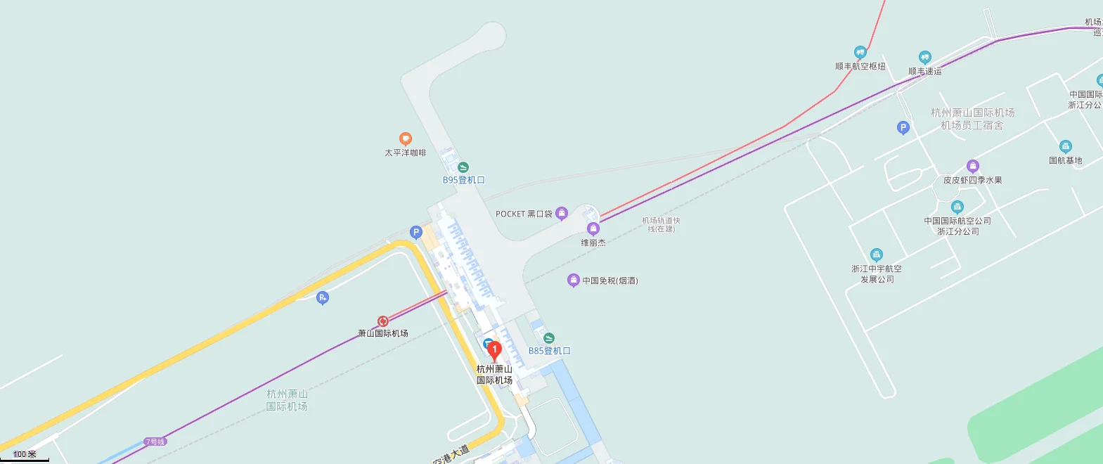 杭州地铁1号线到机场有几个站点(杭州地铁那号线离机场)2