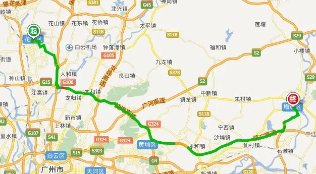 广州地铁至花都广场（花都广场到增城地铁站路线多少钱）2