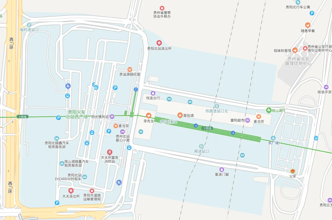 在贵阳火车站有地铁到贵阳北站吗(贵阳北轨道交通)