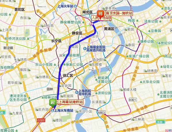 上海南京路步行街地铁坐到哪一站（几号地铁到上海南京路）6