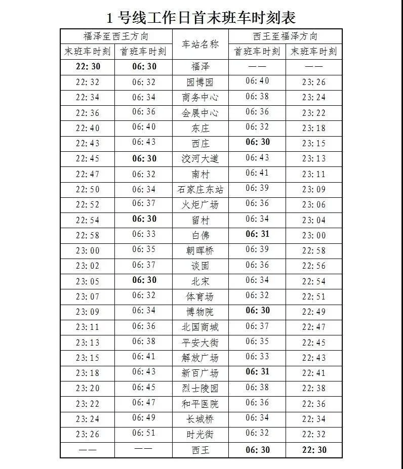 石家庄地铁的运营时间将延长到什么时候(石家庄春节地铁时间)3