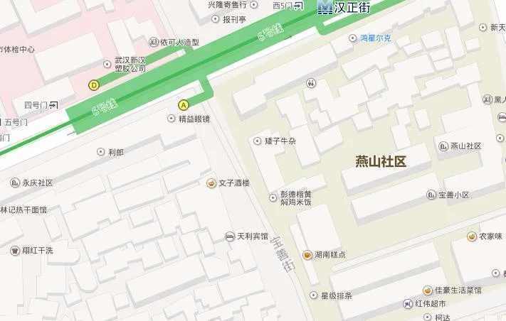 汉正街在武汉的那个区汉正街地铁站6号线A出口是什么街名（武汉汉正街是几号地铁）
