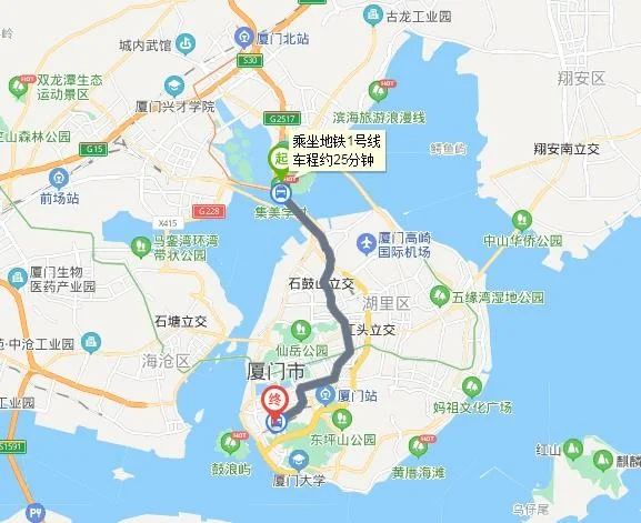 厦门地铁1号线所有站点（厦门地铁集美学村最早时间）2
