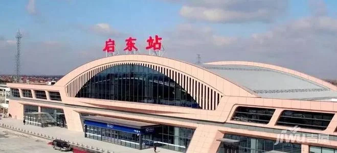 沪苏通铁路启东高铁站在什么地方(启东高铁路线)2