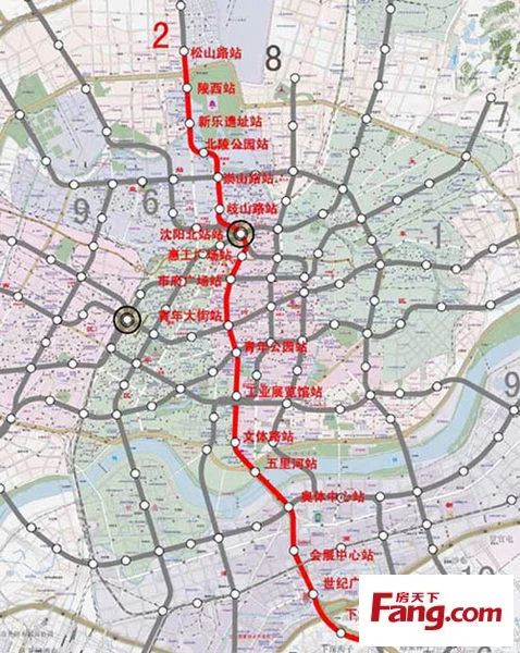 沈阳地铁二号线时刻表(沈阳地铁站二号线新乐遗址)2