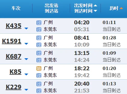 广州南到东莞的高铁有什么站(广州南到东莞地铁)2