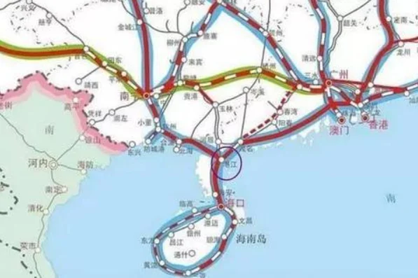 大陆到海南的跨海铁路什么时候能够开通(海南大陆高铁)4