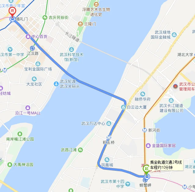 从江夏客站座7号线地铁到武汉市汉口儿童医院怎么走(武汉市江夏区地铁七号线直达)2