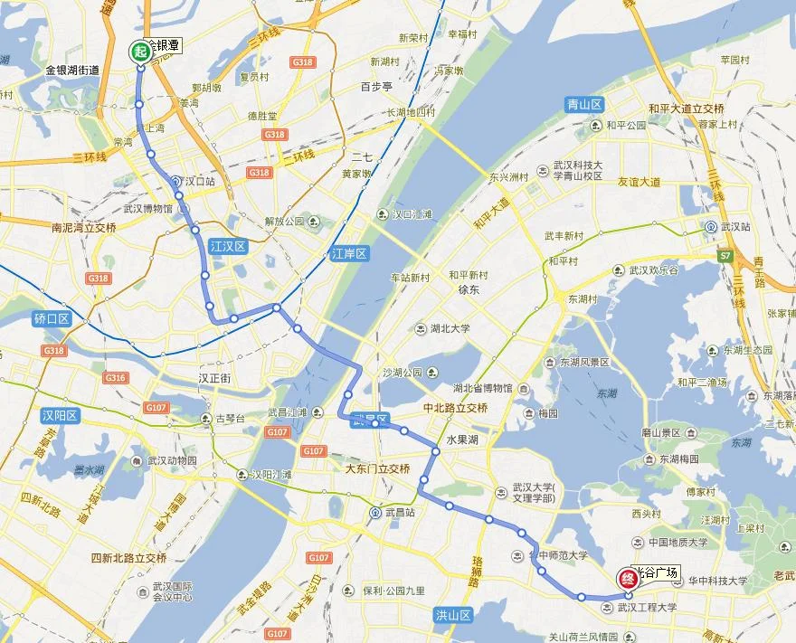 汉口、武汉、武昌三个站 哪个离武汉机场近（武汉地铁民航新村）2