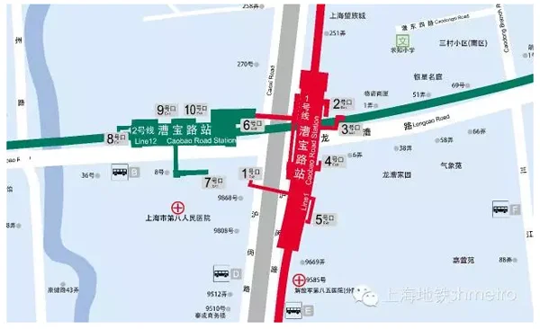 上海虹桥地铁有哪几号线怎么去漕宝路(上海地铁漕宝路)2