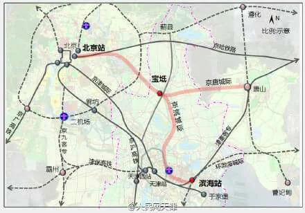 请问天津高铁站在哪里（津滨高铁）2