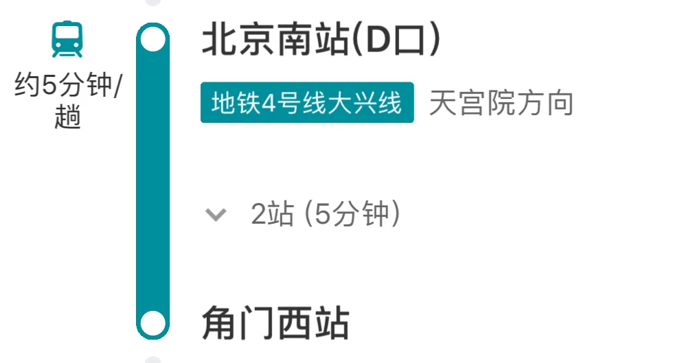 大兴机场到南站坐地铁大约需多长时间（北京南到大兴机场地铁时间表）2