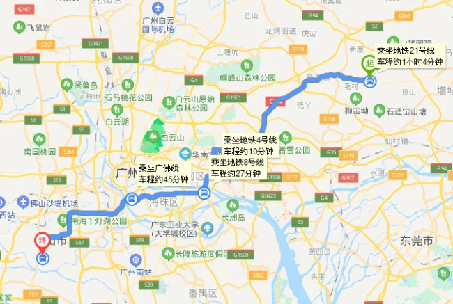 广州地铁21号线是怎么规划的呢（广州21号线凤岗地铁AB出口情况）2
