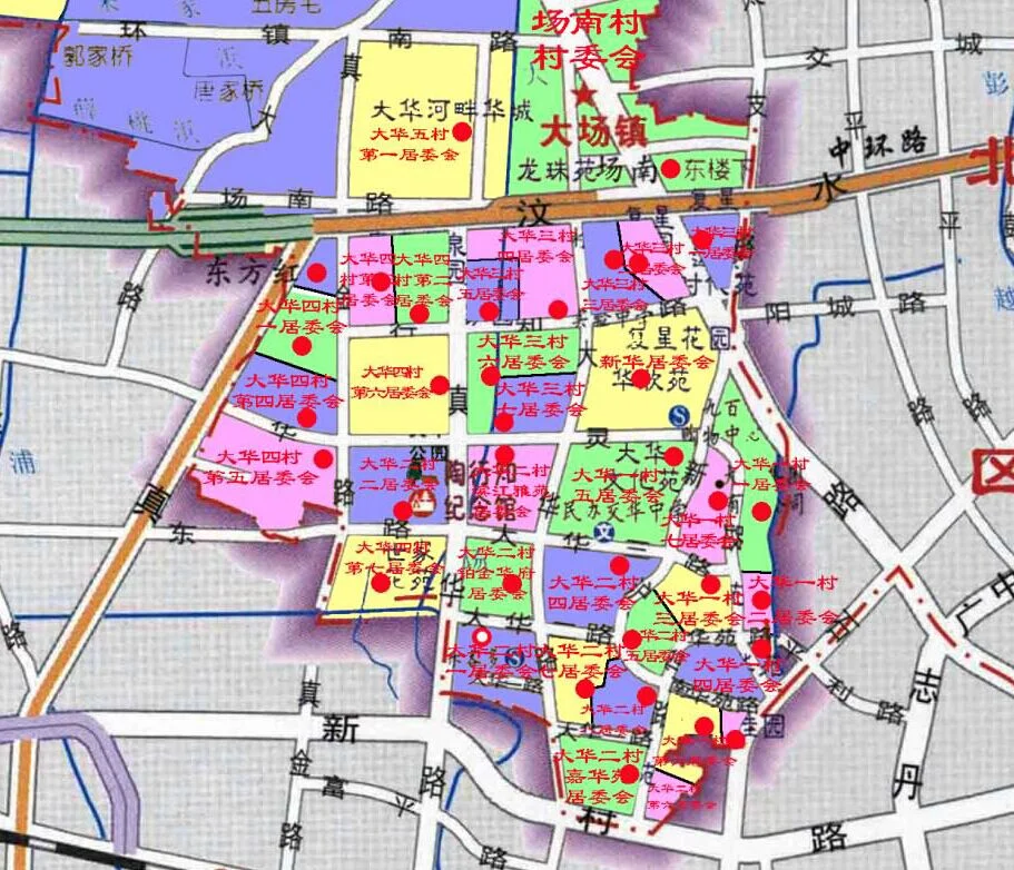 上海大华虎城地铁7号线几号口出(普陀区大华地铁站)2