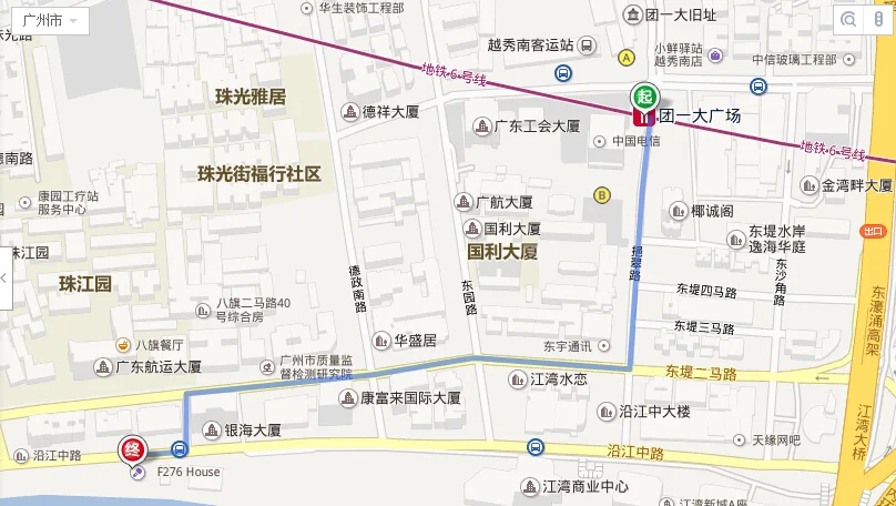 广州市沿江中路本色酒吧地铁怎么坐（广州本色酒吧最近地铁站）