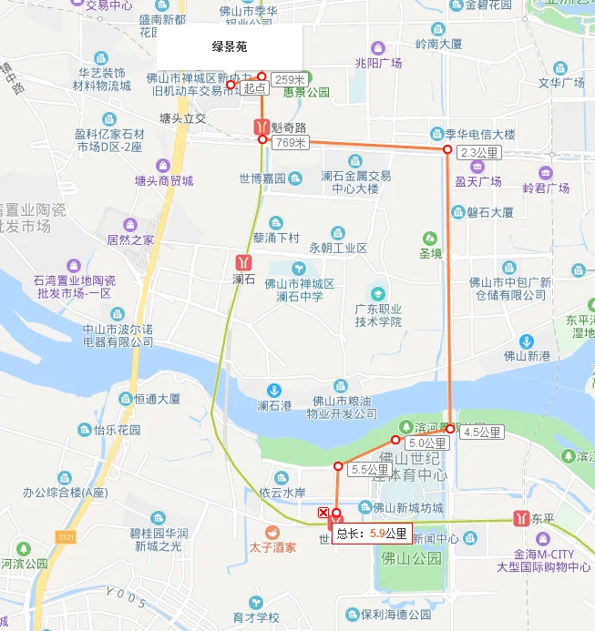 从佛山世纪莲地铁站到广州三元里地铁站A2出口怎么走（世纪莲地铁出口图）