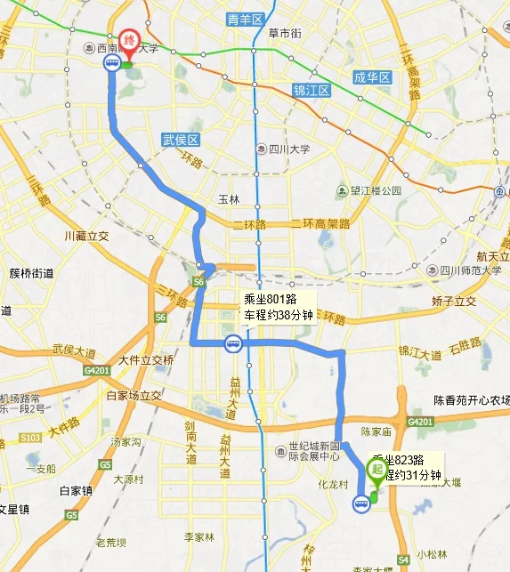 龙祥佳苑3期到杜甫草堂公交或地铁路线（成都龙祥佳苑三期附近地铁）