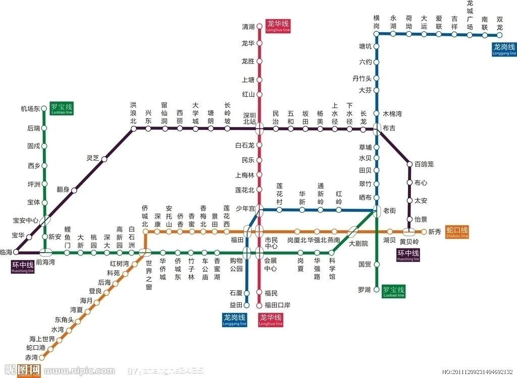 深圳地铁线路图(深圳地铁图2019高清)5