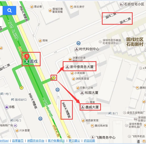 深圳地铁线路图（深圳地铁图固戍）2