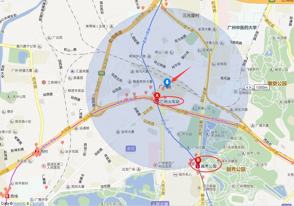 求广州火车站地铁出口示意图（2016广州火车站地铁）1