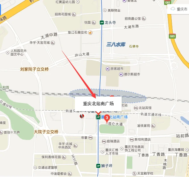 重庆火车北站有地铁吗（重庆北站有几个地铁站）1