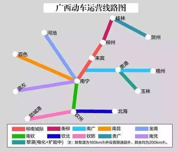 广西第一条高铁是在哪里什么时候（广西第一条铁路）1