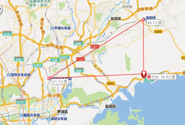 离小梅沙最近的地铁站（去小梅沙什么站下地铁站）1