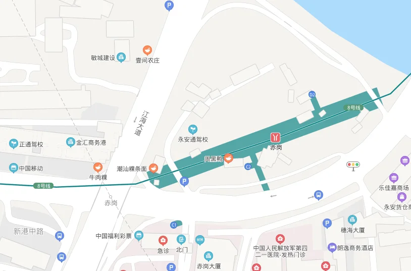 要去赤岗(赤岗是几号线地铁站)2