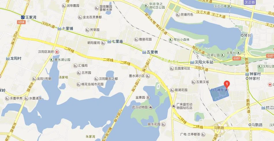 地铁到归元寺最近是什么站（武汉归元寺地铁）1