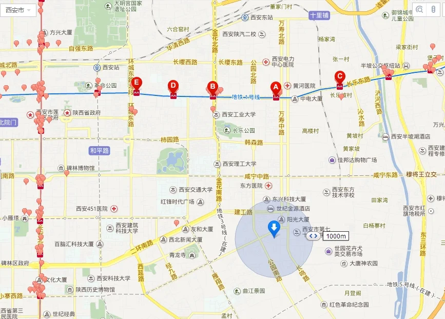 西安如何坐地铁(西安等驾坡坐地铁路线)