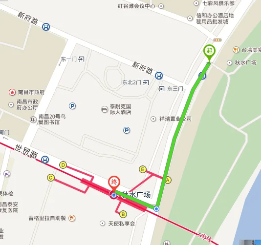 怎么从南昌火车站坐地铁到秋水广场（秋水广场哪个地铁出口）
