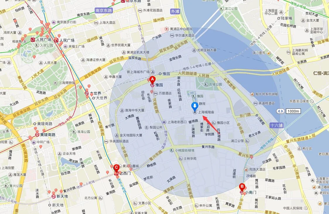 到上海城隍庙 坐地铁是几号线 哪站到(城隍庙哪个地铁出口)3