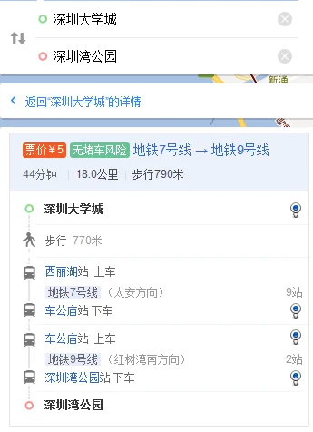 如何坐地铁去深圳湾口岸（深大地铁站到深圳湾路线）2