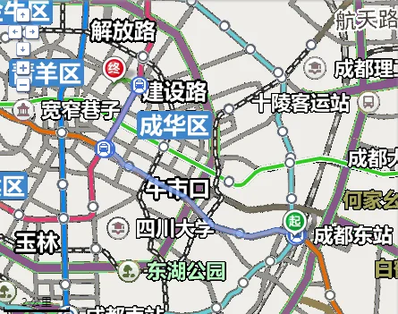 想问下成都东站到太升南路赛格广场怎么坐地铁快最后还要到宽窄巷子(从成都东站到太升路坐几号地铁)1