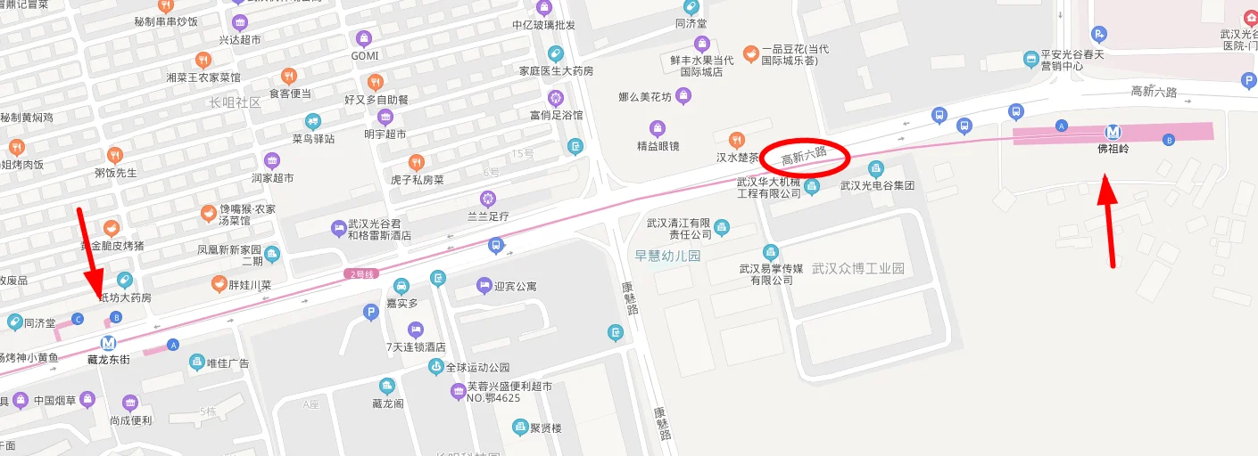 武汉地铁6号线到哪些站(武汉高新六路地铁站)3