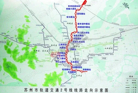 苏州地铁2号线怎么转乘四号线（苏州轨道交通s2b线）2