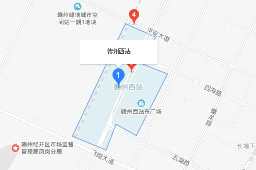 赣州高铁站是和赣州火车站在一起吗如果不是那是在赣州哪(赣州附近的高铁站)