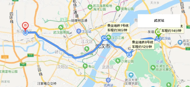 武昌火车地铁站到五环大道地铁站怎么走（武汉地铁五环大道站到武汉火车站）