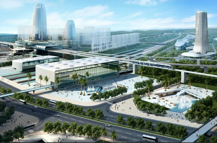 广州地铁19号线的规划（增城区新塘地铁站规划）2