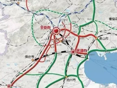北京到雄安的铁路已正式开工了吗(北京至雄安铁路规划图)8