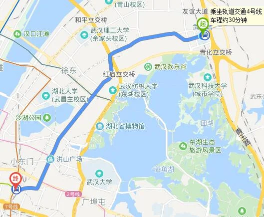 武汉站有轻轨或地铁直到武昌站吗要多长时间（武汉站去武昌地铁路线）2