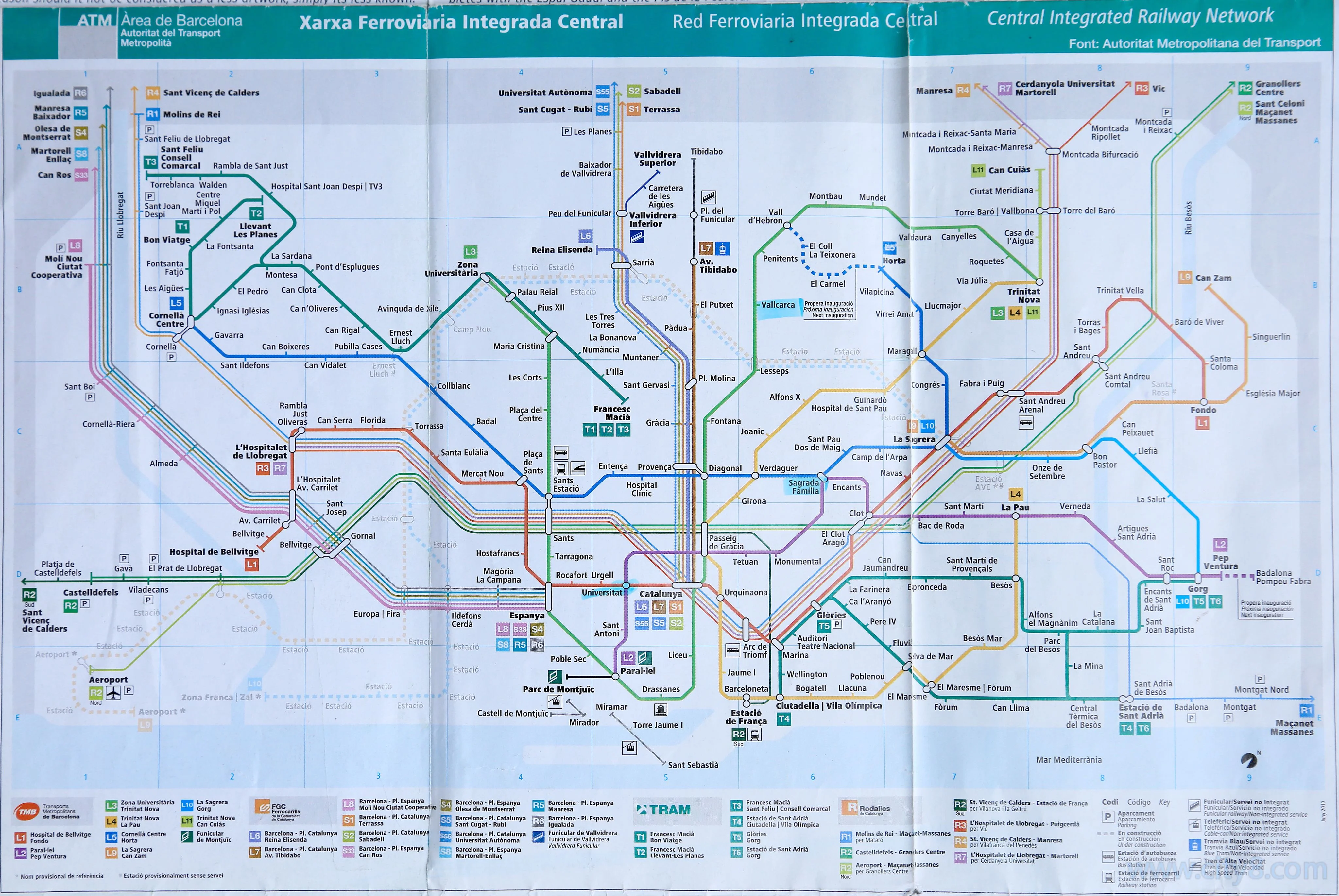 巴塞罗那机场有地铁站吗（巴塞罗那地铁站）2