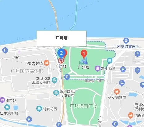 广州塔边上有些什么地铁出口详细点（广州广州塔地铁几号出口）