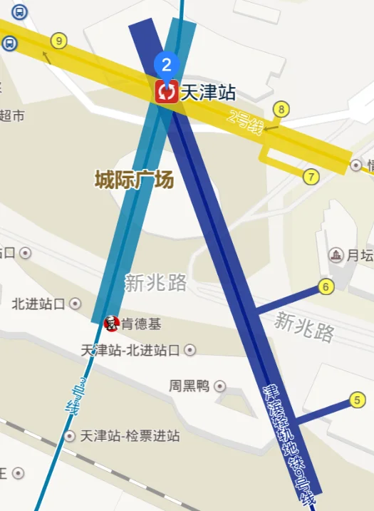 天津地铁几号线直达天津站的（地铁三号线到天津高铁）2